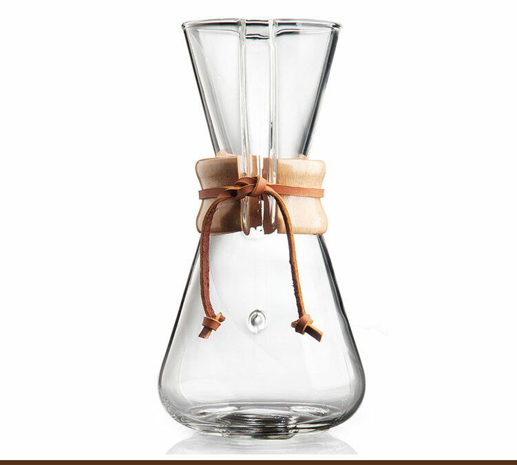 Cafetière Chemex en verre 3 tasses